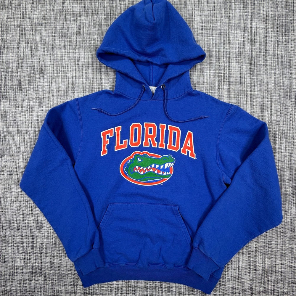 Champion Mens Florida Gators Powerblend Hoodie CS2071-1818 Royal Blue Fleece S